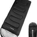 KINGROCK Sleeping Bags for Adults Backpacking Lightweight Waterproof- Cold Weather Sleeping Bag for Adults for Warm Camping Hiking Outdoor Travel with Compression Bags