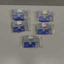 5-Pack Label Maker Tape Replace for Brother TZe TZ Tape 12mm 0.47 Laminated Colored White/Red/Blue/Yellow/Green Compatibel with Brother P Touch Label Maker PTH110 PTD220 PTD210 PT-D410