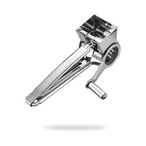 TONMA Multipurpose Rotary Cheese Grater with 1 Stainless Steel Handheld Drums for Parmesan, Mozzerella, Vegetables and More, Ergonomic Design