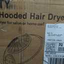 Hooded Hair Dryer, Professional Standing Hair Dryer with Time Settings, Touch Controls and 3 Temperature Modes, Sit Under Hair Dryer Bonnet, Height Adjustable Ionic Hooded Dryer for Home or Salon Use