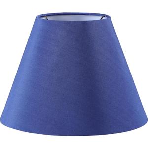 Aspen Creative 32137 Transitional Empire Shape Spider Construction Lamp in Berry Blue, 6" Top x 12" Bottom x 9" Slant Height