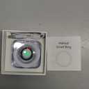 Smart Ring with LED Display, Smart Ring Fitness Tracker, IP68 Waterproof Fitness & Sleep Tracker for Women & Men with Charging Case, APP for iOS for Android, Silver (#9)