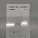 Wireless Fast Charger Stand Foldable Samsung Wireless Charger Fast Charging Station Android Phone Charger Stand for Samsung Galaxy S25 Edge S25 Ultra S25 S24 S23 S22 S21,iPhone 16e 16 Pro Max 15 14 13 (Black)