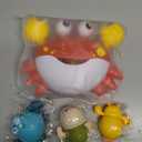 Baby Bath Toys for Toddlers, Crab Bath Bubble Maker with 12 Songs, 3 Pack Wind-up Pool Toys for Kid, Bathtub Toys As Birthday Gift for Boys Girls