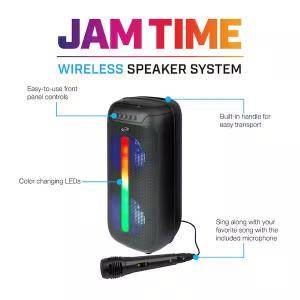 ilive, Jam Time, Wireless Speaker System, 4HR