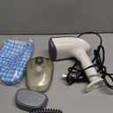 Powerful Handheld Fabric Steamer - 1800W with Fast Ceramic Heat-Up Plate, 2-in-1 Ironing & Wrinkle Remover, Steam Nozzle, Lint Brush - White, for US 120V Only