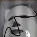 LED Face Mask Light Therapy, Red Light Therapy Mask with 7 Colors, 850nm Infrared & Red Light Therapy for Face, Portable Anti-Aging Skin Rejuvenation Tool with Timer for Home Use (White)