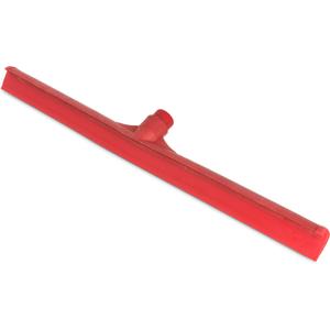 SPARTA 3656805 Plastic Floor Squeegee, Shower Squeegee, Heavy Duty Squeegee With Rubber Blade For Windows, Glass, Shower Doors, Floors, Windshields, 24 Inches, Red, (Pack of 6)