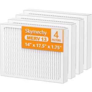 4 x 14 x 17.5 x1.75 MERV 13 Replacement Dehumidifier Filter Compatible with Santa Fe Advance90, Advance100, Advance120, Advance2, Honeywell DR90 & DR120 Dehumidifier Models, Pack of 4