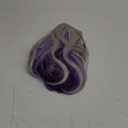 Long Silver Purple Mermaid Wig Undersea Witch Cosplay Wigs + Cap for Halloween Costume