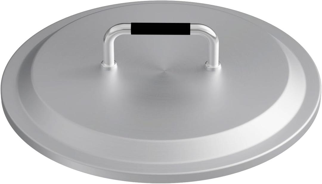 Fire Pit Lid for Solo Stove Yukon & Other 27 Inch Outdoor Fire Pits, Stainless Steel Fire Pit Cover Lid with Handle Camping Cover Stove Accessories