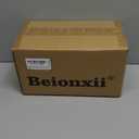 Beionxii Pendant Lights Kitchen Island, Modern Kitchen Pendant Lighting Over Island with Milk Glass, Matte Black Pendant Light Fixtures for Sink, Dining Room, Entryway, BX-PL02MB (1 Pack)