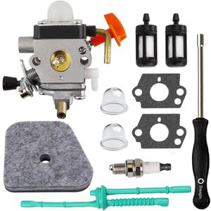 FS90R Carburetor for Stihl FC90 FC95 FC100 FC110 FS87 FS90 FS100 FS100RX FS110 FS110R FS130 FS130R HT100 HT101 HT131 HL90 HL100 HL100K KM90R KM100 KM110R KM130R Trimmer C1Q-S174