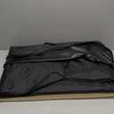 Back Seat Extender for Dogs, Hard Bottom Dog Car Seat Cover for Truck Back Seat, Dog Hammock for Car, Upgraded PU Leather Material, Larger Space, Holds 400lbs (XL, Black+Orange)