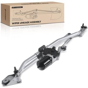 A-Premium Front Windshield Wiper Motor and Linkage Assembly Compatible with Cadillac, Chevrolet and GMC Vehicles - Silverado 1500/2500 HD/3500 HD, Suburban 1500/2500, Sierra 1500, Escalade, Yukon