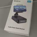 TechGlow Foldable Cellphone Stand with Bluetooth Speaker Charging Function 360 Rotatable Phone Stand Birthday Gifts for Men Women Mother Father Cool Tech Gadgets (Black)