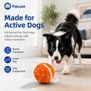 Interactive Dog Ball Toy[Newly Upgraded], Durable E-TPU Material, 3 Play Modes with Colorful Lights, E-TPU USB-C Rechargeable, IPX7 Waterproof Rating for Puppy, Medium and Large Dogs