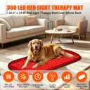39.4"*23.6" Red Light Therapy Pad for Dogs Body, 360 LED Beads, 660nm and 880nm, Red Light Therapy for Dogs, Equipped with Timing Function and Controller, Suitable for the Dog's Back, Waist, and Legs
