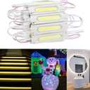 100 pcs LED Module 12V Replacement Lights for Inflatables IP65 Waterproof LED Strip Lighting for Storefront Decorative Sign Advertising (White)