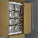 Le'raze Collins Everyday Drinking Glasses Set of 16 Drinkware Kitchen Glasses for Cocktail, Iced Coffee, Beer, Ice Tea, Wine, Whiskey, Water, 8 Tall Highball Glass Cups & 8 Short Old Fashioned.