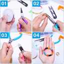 GoddenMene Adult Jewelry Making Supplies kit, Jewelry Making Materials and Tools, Including Jewelry Pliers, Wire, Necklace Chain, Discovery Items, Magnifying Glass and Storage Bag, Repair Assistant