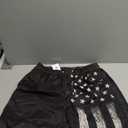 Mens Swim Trunks with Compression Liner, Vintage Black USA Flag Men Bathing Suit Swimming Trunks 9 Inch Inseam Board Shorts Men's Swimwear, 4 Way Stretch Beach Shorts Quick Dry Swimsuits, XL