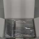 Dealusy 100 Count Heavy Duty Silver Plastic Forks Disposable, BPA-Free, Heat Resistant, Solid and Durable Premium Plastic Disposable Forks for Party Supply