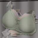 Girls Training Bra Teen Kids Sports Bras 8-10 10-12 12-14 14-16 (34, Two Pink-two Green-two White)