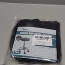 Turquoize 2 Pack Bar Stool Covers Round Stool Covers with Elastic Bands Bar Stool Seat Covers Slipcover Washable Stool Cushion Covers Feature Stretch Thick Bouncy Fabric, Dia 16"-18", X-Large, Black