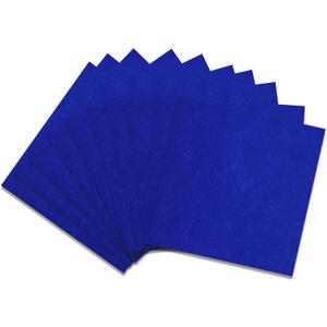 12" x 12" Squares Felt Sheets Fabric, 10Pcs Felt Fabric for Crafts, 1mm Thick Halloween Christmas Fabric Fall Felt Non-Woven Felt Paper for Sewing DIY Projects(Royal Blue)
