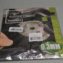 Stove Burner Covers,0.3 MM Double Thickness,8 Pack,Gas Stove Burner Liners,Non-stick Reusable Gas Range Stove Top Covers for Kitchen,Cuttable,Easy to Clean,Black,Size 10.6 x 10.6