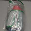 Upgraded Inflatable Dog Cone Collar with Transparent Anti-Licking Shield, Adjustable Elizabethan Collar for Medium Large Dogs, 2-in-1 Design with Detachable Shield and Soft Padding (XL, Watermelon)