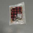 TENNYCHAOR Happy Holidays Banner, Buffalo Plaid Christmas Decorations, Rustic Bear and Tree Garland, Indoor Outdoor Holiday Decor,Christmas New Years Eve Decorations.