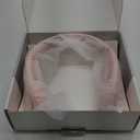 JISULIFE Portable Neck Fan, Hands-Free Bladeless, 5 Speeds, 4000 mAh Battery Operated Wearable Personal Fan, Twistable, Rechargeable, Gift for Women Men-Pink