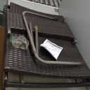 Rio Rattan Reclining Sun Lounger with wheels