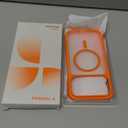 TORRAS Stronger Magnetic & Shockproof for iPhone 17 Pro Max Case, Fit for MagSafe, Military Grade Drop Protection, Camera Control, DIY Button, Slim for iPhone 17 Pro Max Case Translucent Orange