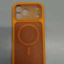 TOCOL for iPhone 17 Pro Max Case, Compatible with Magsafe Charger, Full Camera Protection, Translucent Matte for iPhone 17 Pro Max Phone Case 6.9 inch (Orange)