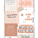 Boho Jesus Collage Phone Case Compatible with iPhone XR, Christian Quote Collage Case for Girl Women Men, Unique Soft TPU Bumper Cover Case for iPhone XR