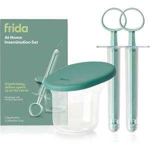 Frida Fertility at-Home Insemination Kit Developed with Specialists for Family Planning and Pregnancy Support, Minimal Sperm Waste, 2 Applicators + Collection Cup, FSA/HSA Eligible