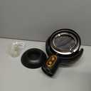 Puff-Hide Smokeing Fan for Smoking Indoors, Electric Black Gold Smokeaway Purifier Fan Portable Table Smoke Air PuriferFan Adjustable Angle Kitchen Mini Filter Smoke Exhaust Fan(Plug-In)