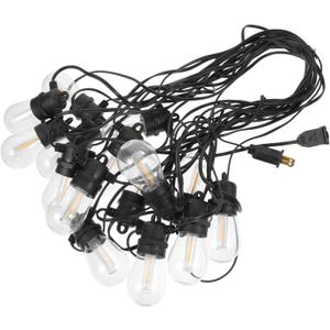 Mikikit 15m Outdoor Led String Lights for Camping and Parties Bulbs Us Decorative Lighting for Garden Backyard and Holiday Celebrations