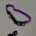 VIZPET LED Dog Collar, Light Up Dog Collar Adjustable USB Rechargeable Super Bright Safety Light Glowing Collars for Dogs (Purple, Large[18.89-23.62 inch/48-60cm])