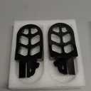 AnXin Dirt Bike Foot Pegs Motorcycle Footpegs Foot Pedals Rests CNC For CRF 110 CRF110F 2013-2024 CRF125F 2014-2024 Dirt Pit Bike Black