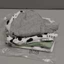 VitalCozy 6 Pack Preemie Swaddle Blanket Wrap with Hat Set Cotton Baby Swaddle Wrap Hat Set for Preemie Newborn Boys Girls (Neutral Series,for 3-7 Lbs)