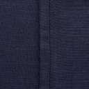 Deconovo Faux Linen Grommet Linen Look Panels Solid Window Curtains for Bedroom Semi Sheer Curtains Navy Blue 52x63 Inch 2 Panels