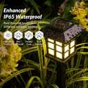 SOLPEX 16 Pack Solar Outdoor Lights, Path Lights, Walkway Lights Outdoor, Solar Garden Lights, Pathway Lights Waterproof for Garden, Yard, Landscape (Warm White)
