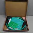 Pilates Equipment Kit for Home Workout, Pilates Ring and Ball Set for Women, 14'' Magic Circle Essentials Accessories Kit, Wrist Weights, Resistance Bands, Yoga Strap, Socks, Bag (Green)