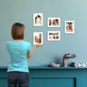 Giftgarden 12 Pack 3.5x5 Picture Frame White, 3.5 by 5 Photo Frames Bulk for Desktop Display or Wall Mount