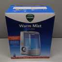 Vicks Warm Mist Humidifier - Air Humidifier for Bedroom, Home & Large Room, Baby, Kids and Adults Soothing Steam Vaporizer for Cough, Congestion, Allergies & Dry Air, VapoSteam Compatible