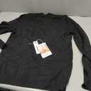 Arach&Cloz Women's Wool Blend Classic Crew Neck Casual Fall Sweaters (Black, M)
